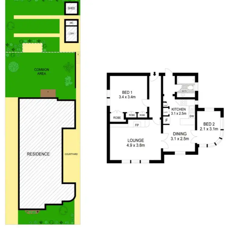 Floorplan of Homely apartment listing, 2/62 Osborne Road, Manly NSW 2095