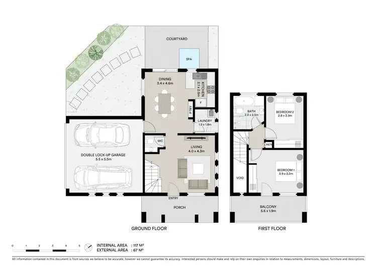 Floorplan of Homely unit listing, 1/20 Wuru Drive, Burrill Lake NSW 2539