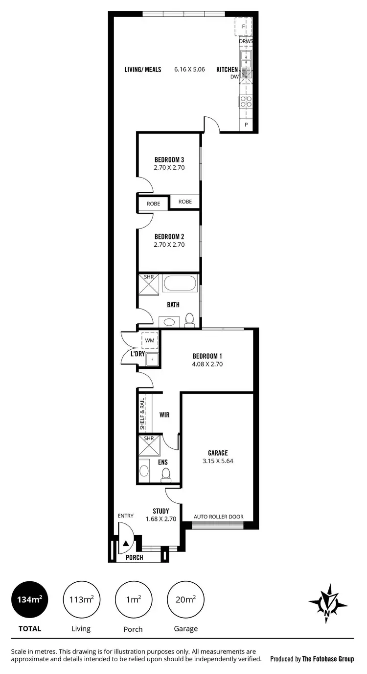 Floorplan of Homely house listing, 18 Bradford Court, Enfield SA 5085
