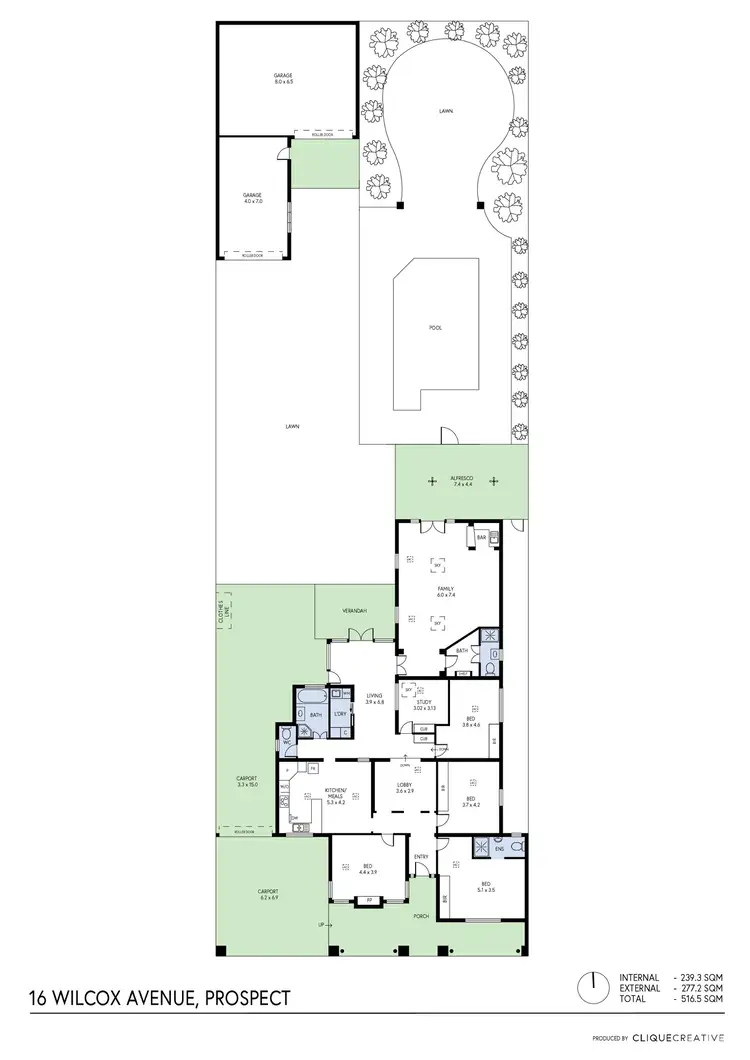 Floorplan of Homely house listing, 16 Willcox Avenue, Prospect SA 5082