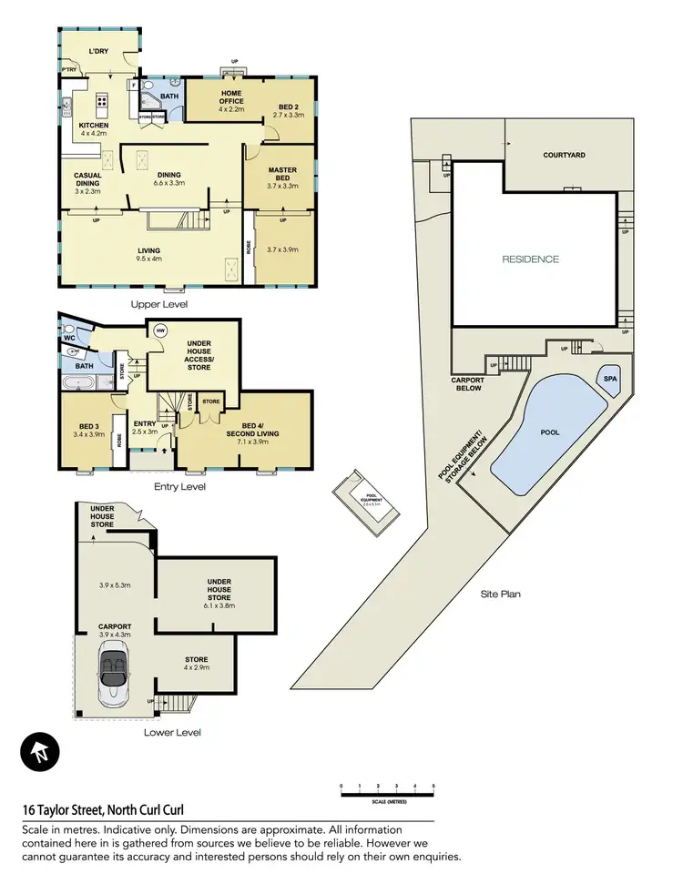 Floorplan of Homely house listing, 16 Taylor Street, North Curl Curl NSW 2099