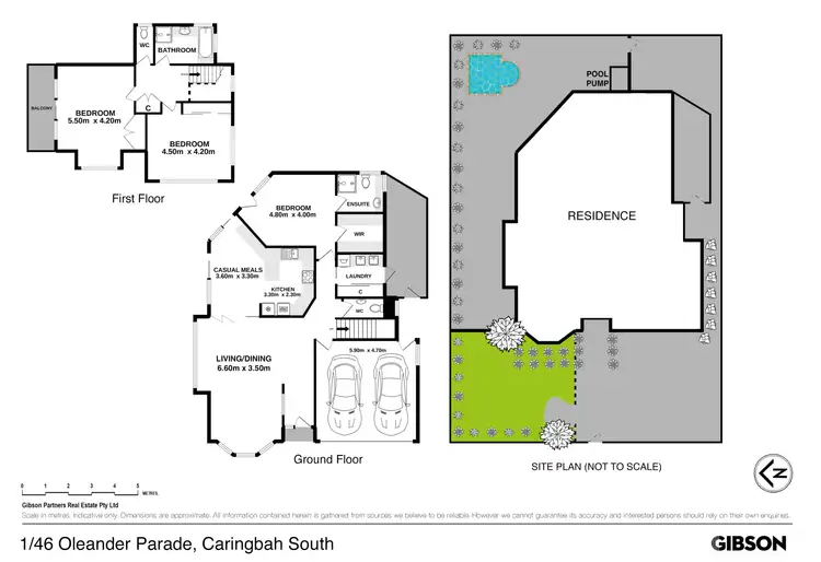 Floorplan of Homely townhouse listing, 1/46 Oleander Parade, Caringbah NSW 2229