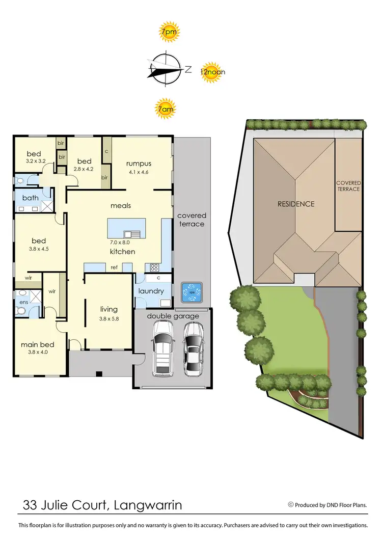 Floorplan of Homely house listing, 33 Julie Court, Langwarrin VIC 3910