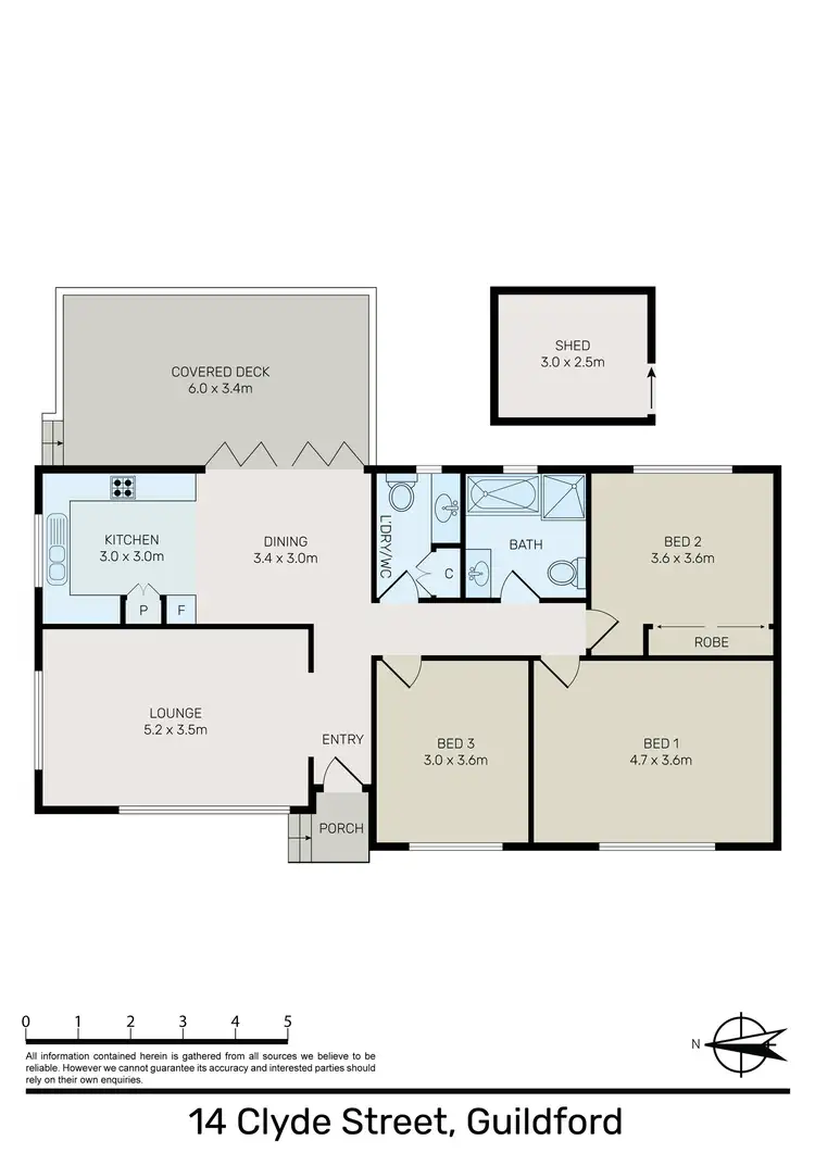 Floorplan of Homely house listing, 14 Clyde Street, Guildford NSW 2161