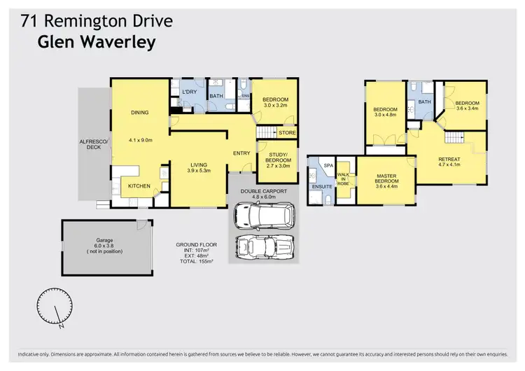 Floorplan of Homely house listing, 71 Remington Drive, Glen Waverley VIC 3150