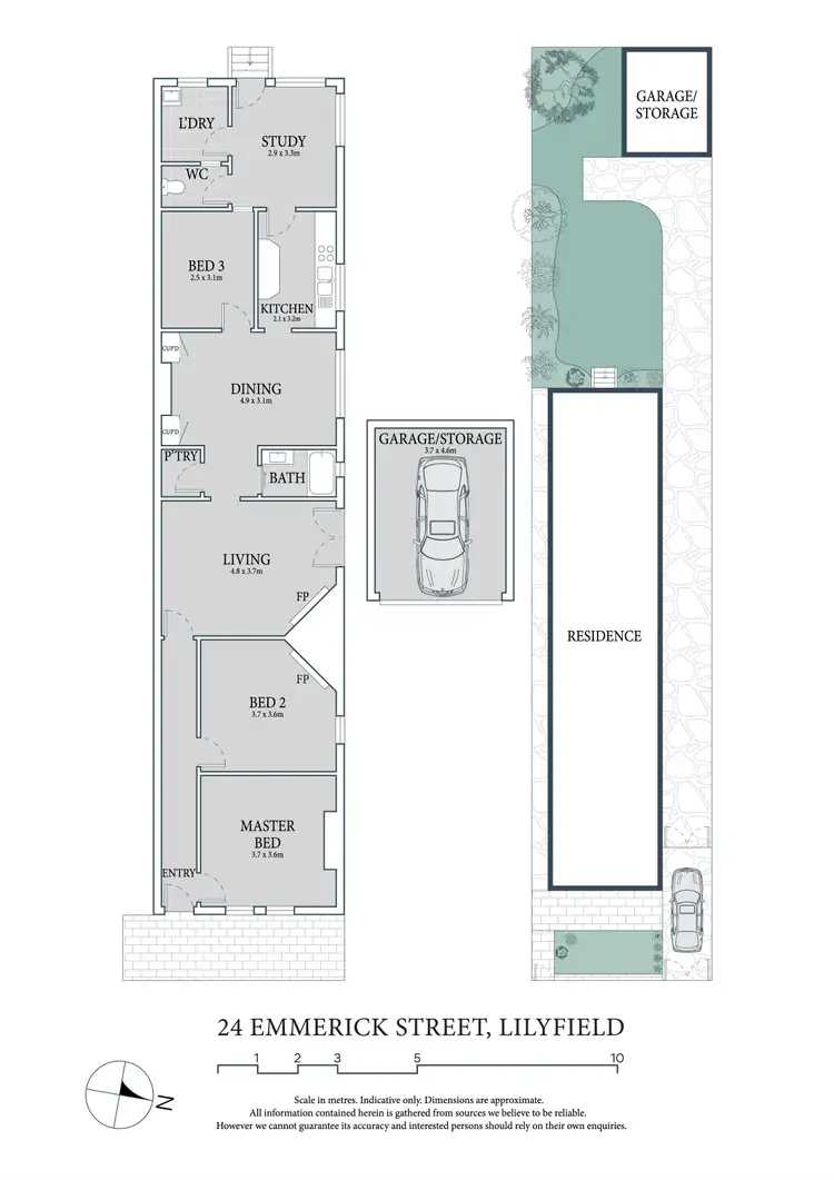 Floorplan of Homely house listing, 24 Emmerick Street, Lilyfield NSW 2040