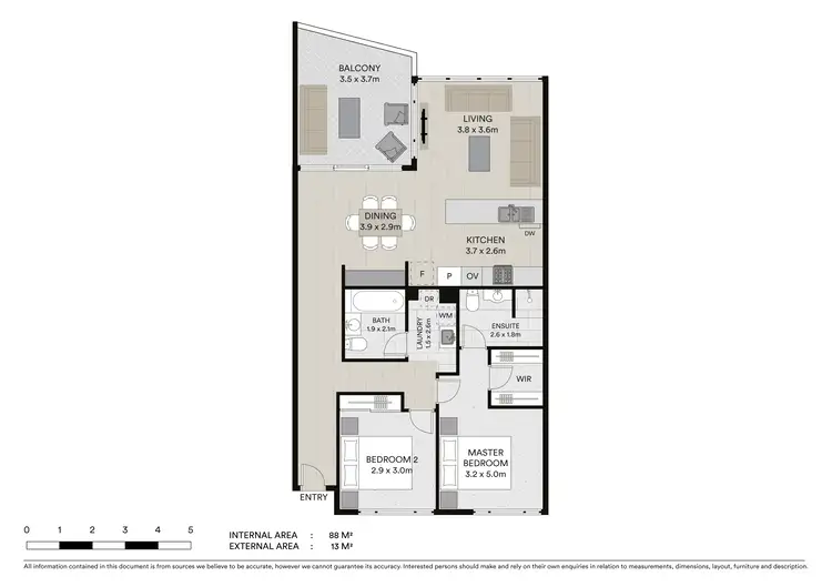 Floorplan of Homely unit listing, 14/39-43 Scenic Highway, Cooee Bay QLD 4703