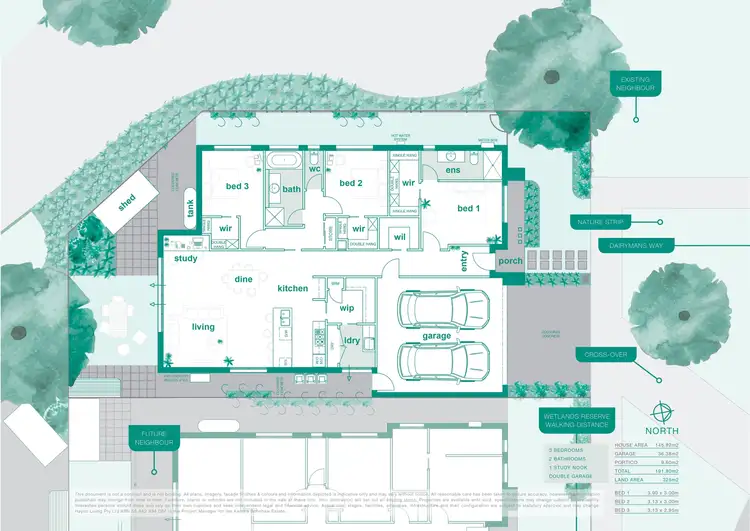 Floorplan of Homely house listing, 83 Dairymans Way, Bonshaw VIC 3352