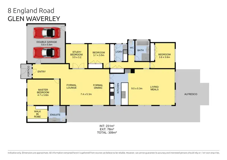 Floorplan of Homely house listing, 8 England Road, Glen Waverley VIC 3150