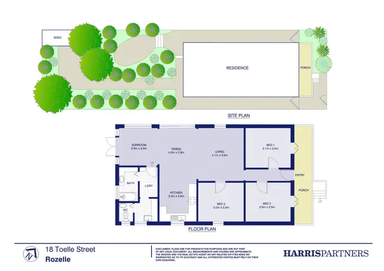 Floorplan of Homely house listing, 18 Toelle Street, Rozelle NSW 2039