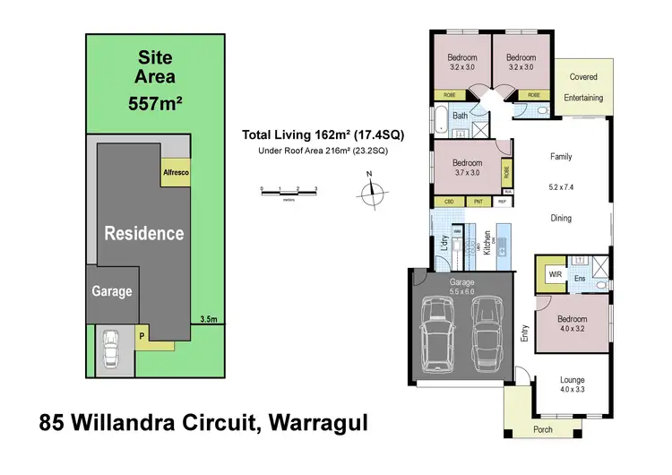 Floorplan of Homely house listing, 85 Willandra Circuit, Warragul VIC 3820