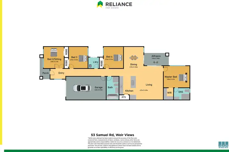 Floorplan of Homely house listing, 53 Samuel Road, Weir Views VIC 3338