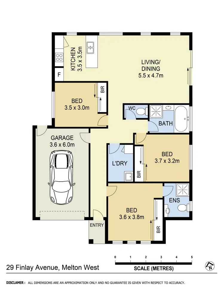 Floorplan of Homely house listing, 29 Finlay Avenue, Harkness VIC 3337