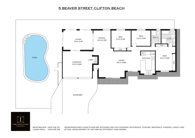 Floorplan of Homely house listing, 5 Beaver Street, Clifton Beach QLD 4879