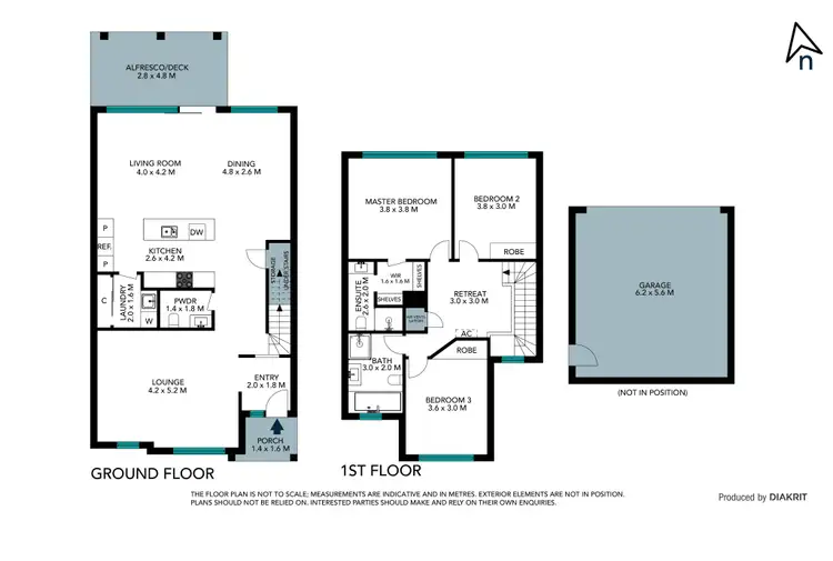 Floorplan of Homely townhouse listing, 50 Farmhouse Boulevard, Epping VIC 3076