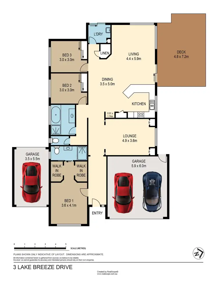 Floorplan of Homely house listing, 3 Lake Breeze Drive, Loganholme QLD 4129