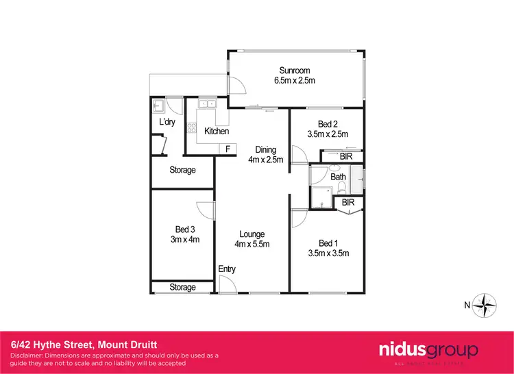 Floorplan of Homely villa listing, 6/42 Hythe Street, Mount Druitt NSW 2770