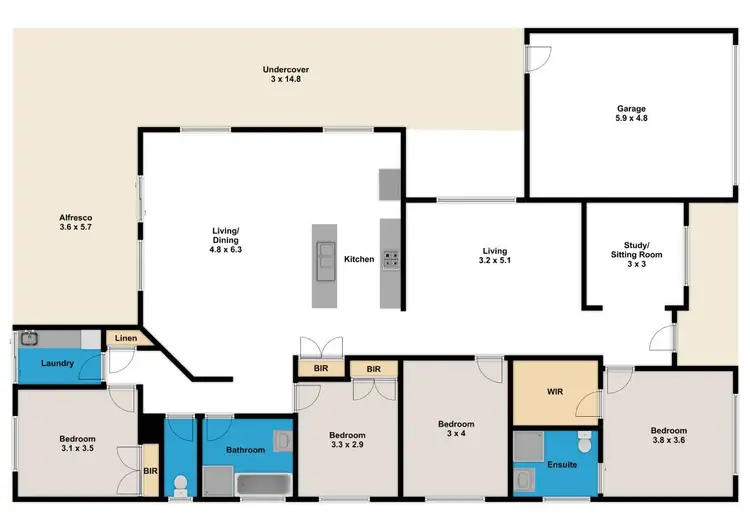 Floorplan of Homely house listing, 27 Witton Street, Longwarry VIC 3816