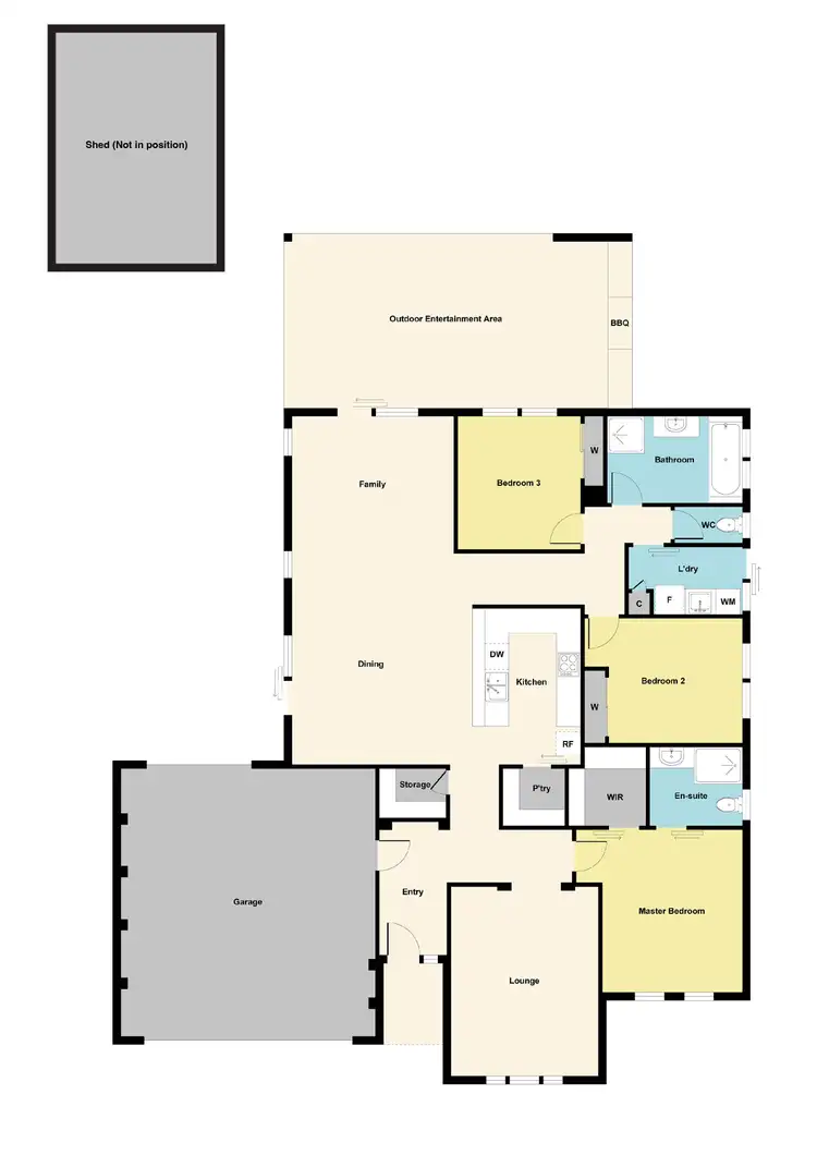 Floorplan of Homely house listing, 23 Brahman Drive, Delacombe VIC 3356