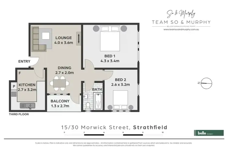 Floorplan of Homely apartment listing, 15/30 Morwick Street, Strathfield NSW 2135