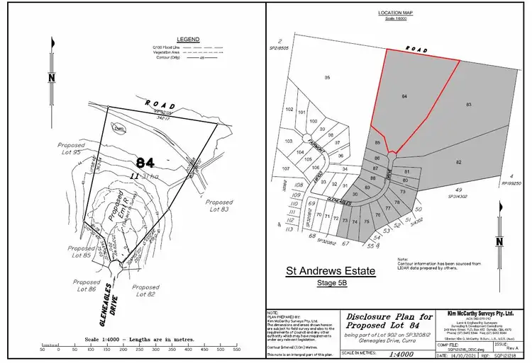Floorplan of Homely land listing, Lot 84 Gleneagles Drive, Curra QLD 4570