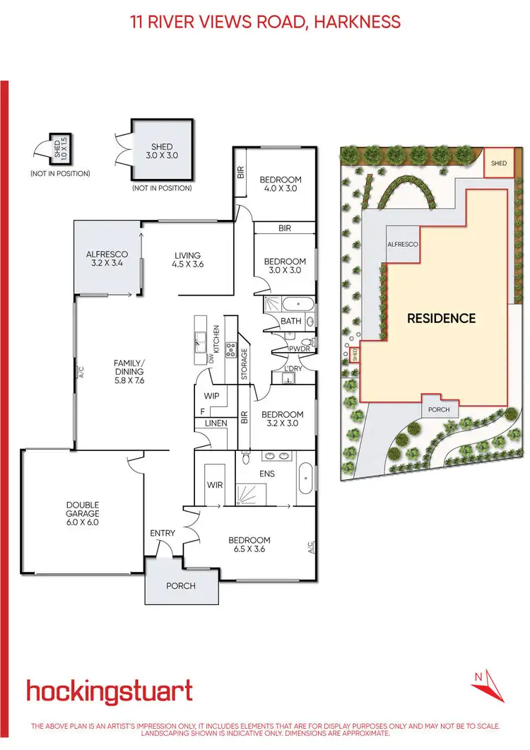 Floorplan of Homely house listing, 11 River Views Road, Harkness VIC 3337