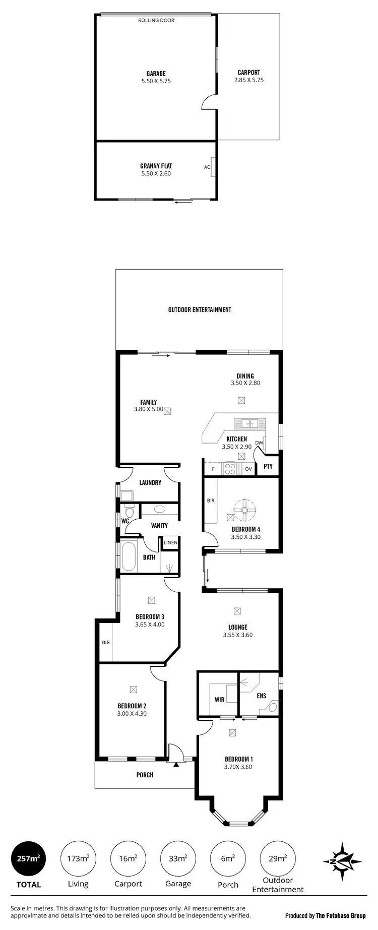 Floorplan of Homely house listing, 32A Shipsters Road, Kensington Park SA 5068