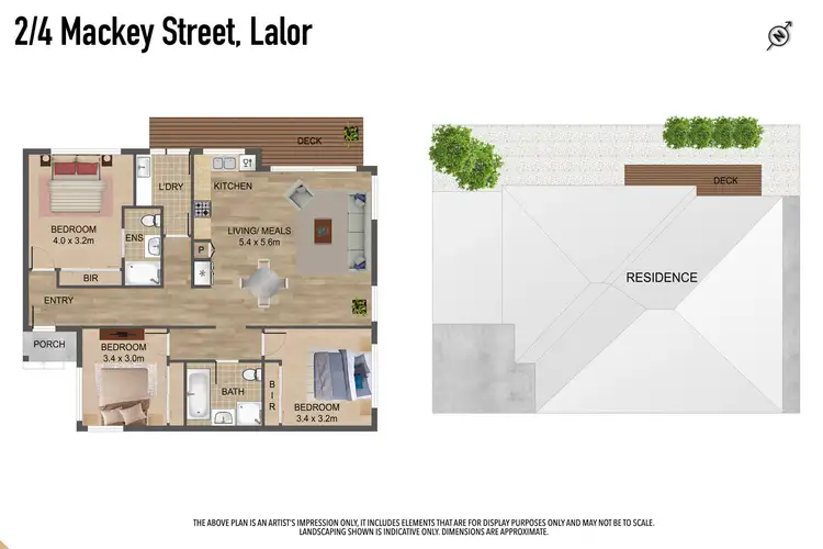 Floorplan of Homely unit listing, 2/4 Mackey Street, Lalor VIC 3075