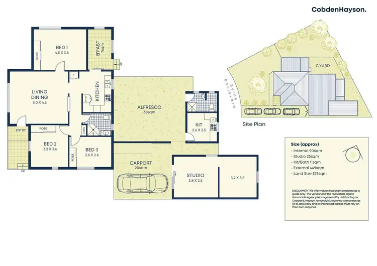 Floorplan of Homely house listing, 45 Byrne Boulevard, Marayong NSW 2148