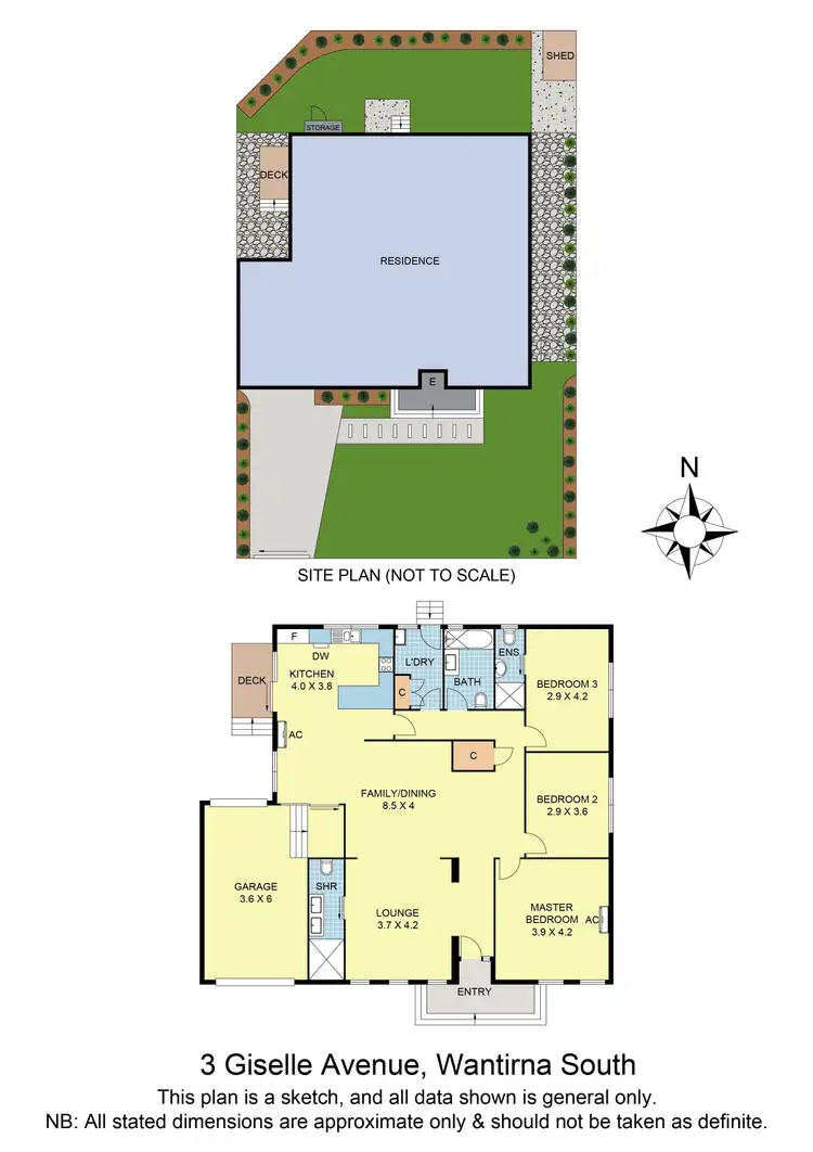 Floorplan of Homely house listing, 3 Giselle Avenue, Wantirna South VIC 3152
