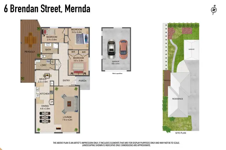 Floorplan of Homely house listing, 6 Brendan Street, Mernda VIC 3754