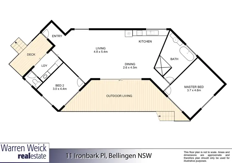 Floorplan of Homely house listing, 11 Ironbark Place, Bellingen NSW 2454