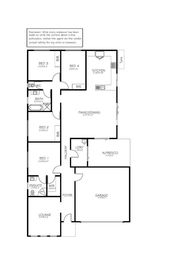 Floorplan of Homely house listing, 7 Leigh Avenue, Port Lincoln SA 5606