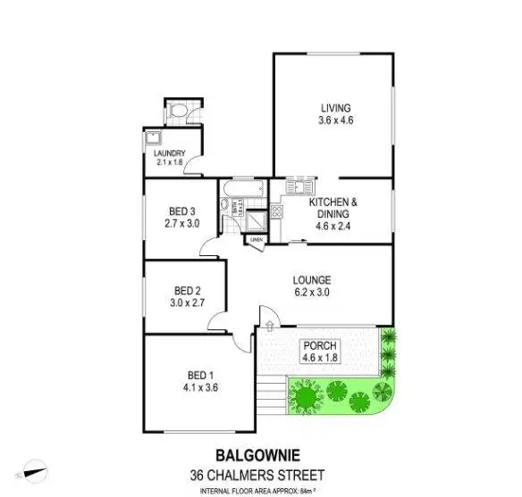 Floorplan of Homely house listing, 36 Chalmers Street, Balgownie NSW 2519