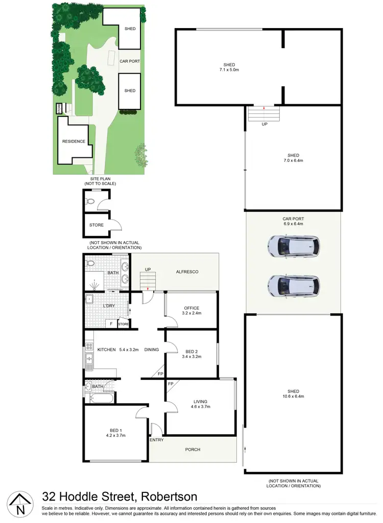 Floorplan of Homely house listing, 32 Hoddle Street, Robertson NSW 2577