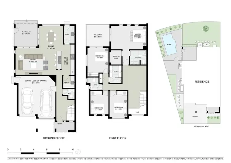 Floorplan of Homely house listing, 9 Sedona Glade, The Ponds NSW 2769