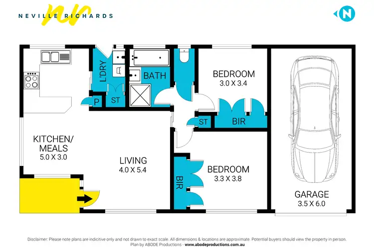Floorplan of Homely unit listing, 1/115 High Street, Drysdale VIC 3222