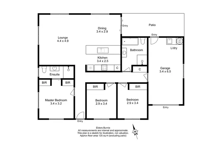 Floorplan of Homely unit listing, 2/23 Platinum Drive, Park Grove TAS 7320