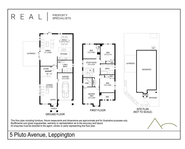 Floorplan of Homely house listing, 5 Pluto Avenue, Leppington NSW 2179
