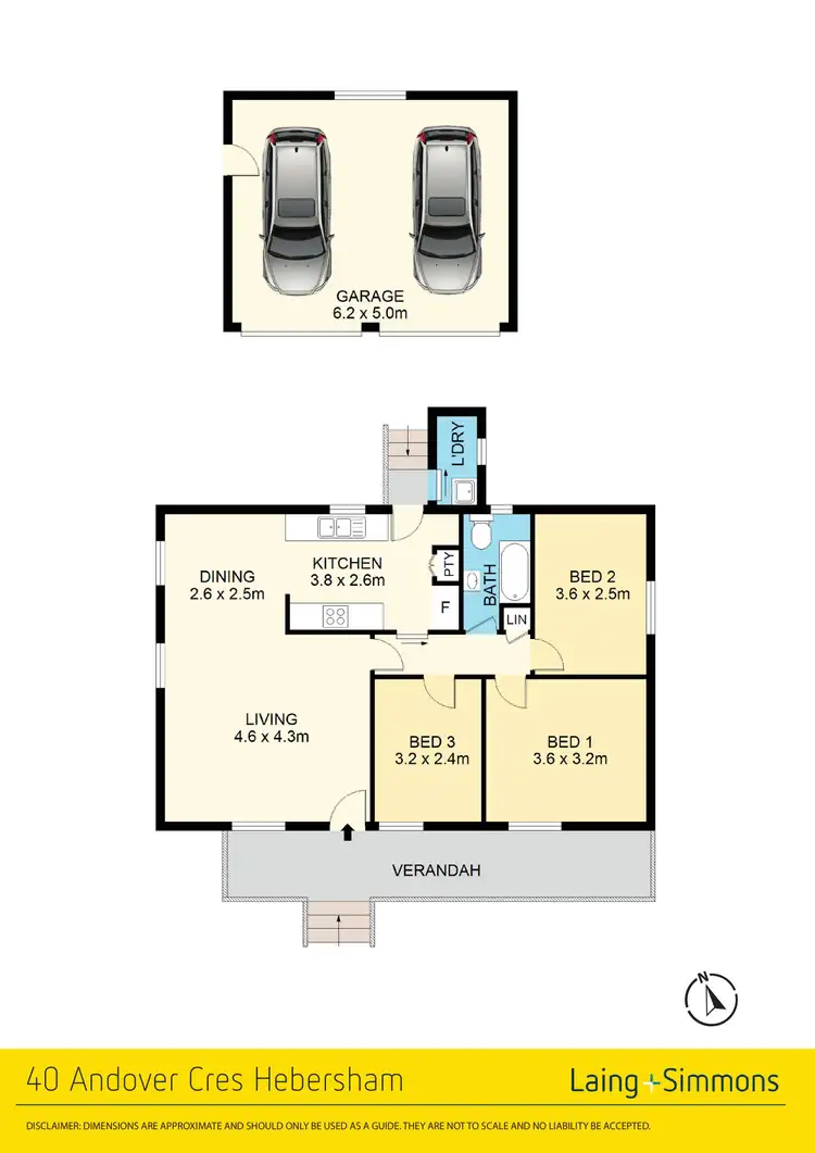 Floorplan of Homely house listing, 40 Andover Crescent, Hebersham NSW 2770