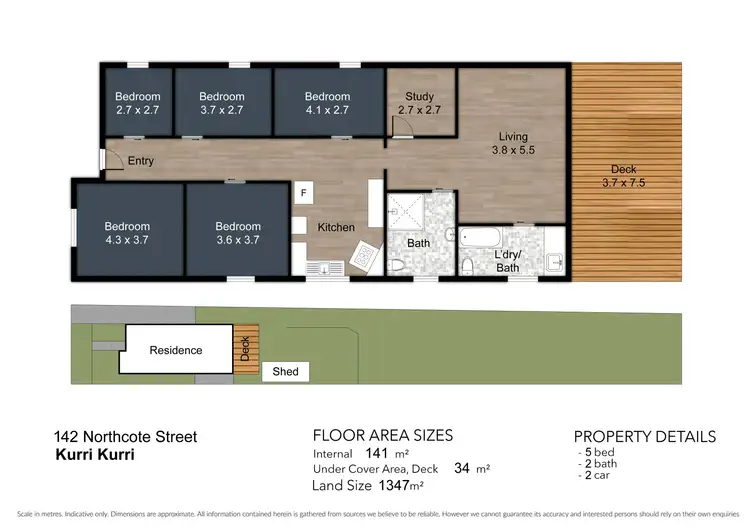 Floorplan of Homely house listing, 142 Northcote Street, Kurri Kurri NSW 2327