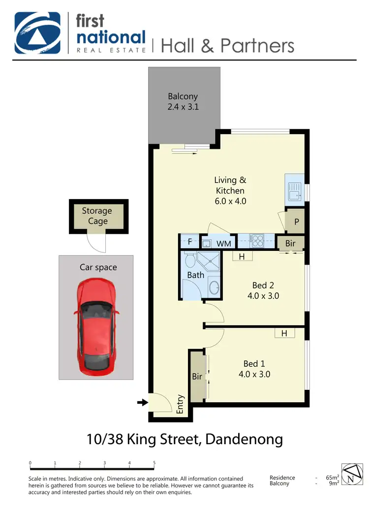 Floorplan of Homely apartment listing, 10/38 King Street, Dandenong VIC 3175