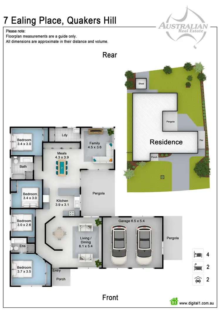 Floorplan of Homely house listing, 7 Ealing Place, Quakers Hill NSW 2763