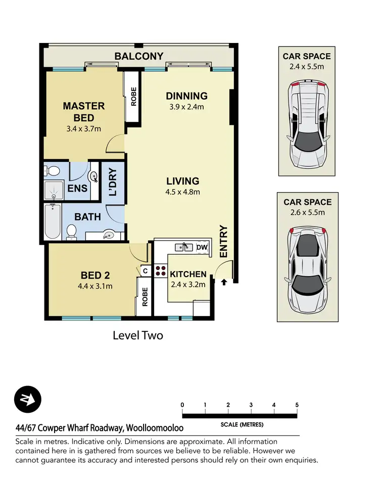 Floorplan of Homely apartment listing, 44/67 Cowper Wharf Roadway, Woolloomooloo NSW 2011