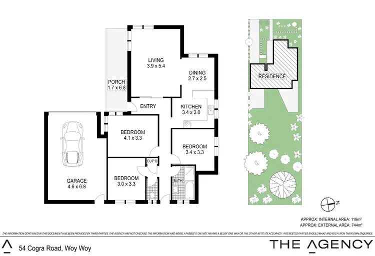 Floorplan of Homely house listing, 54 Cogra Road, Woy Woy NSW 2256