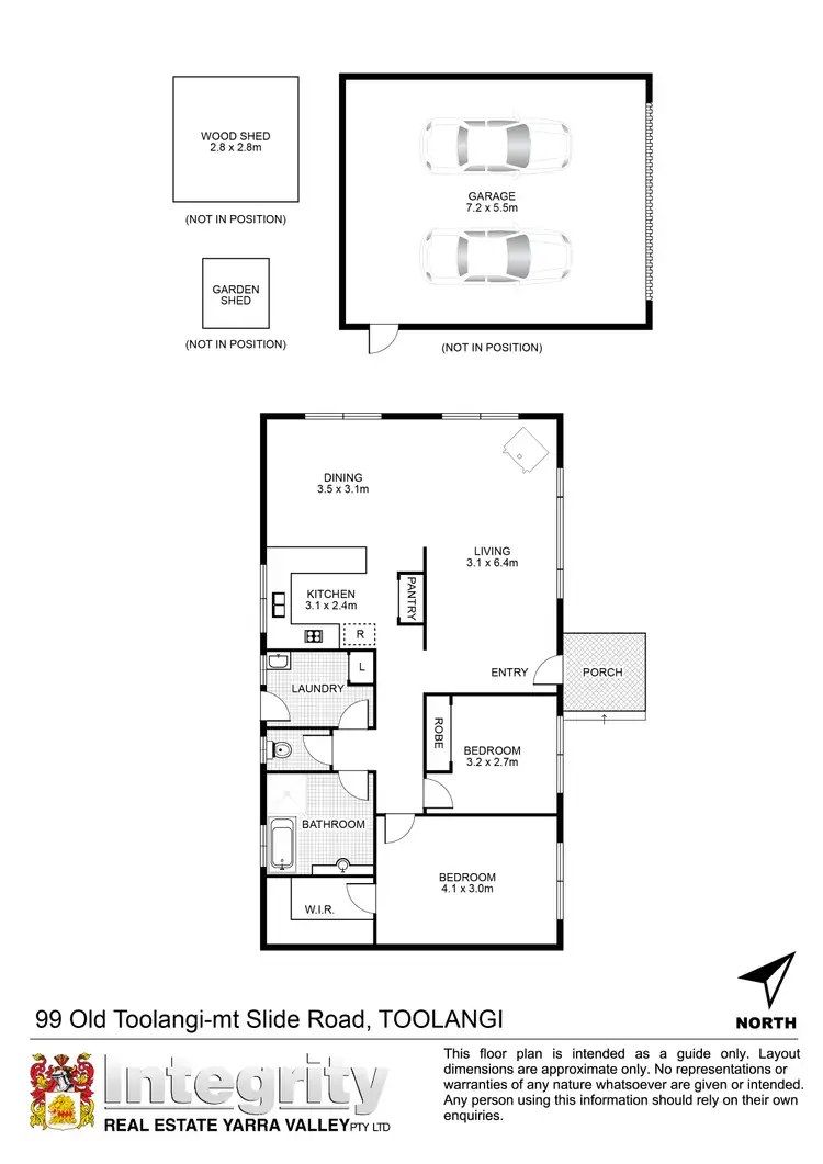 Floorplan of Homely house listing, 99 Old Toolangi Mount Slide Road, Toolangi VIC 3777