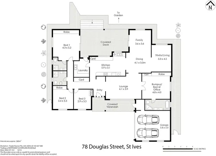 Floorplan of Homely house listing, 78 Douglas Street, St Ives NSW 2075