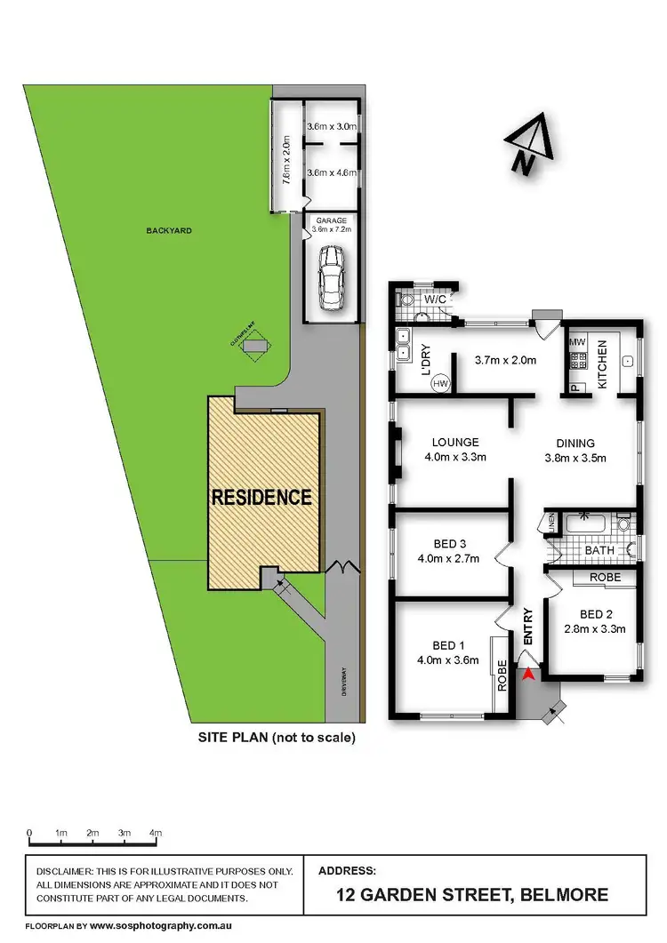 Floorplan of Homely house listing, 12 Garden Street, Belmore NSW 2192