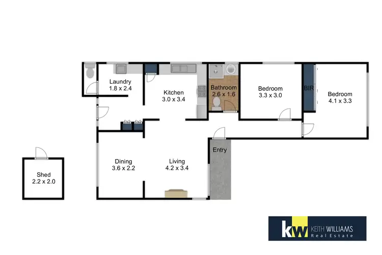 Floorplan of Homely house listing, 14A Pollock Avenue, Traralgon VIC 3844