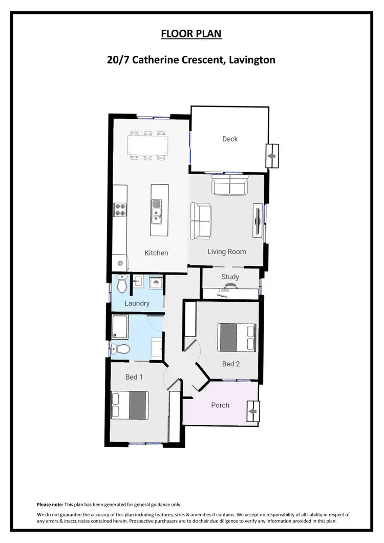 Floorplan of Homely house listing, 20/7 Catherine Crescent, Lavington NSW 2641